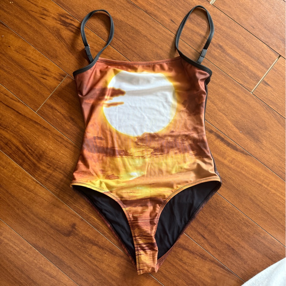 Sunset Print Women's Swimsuit